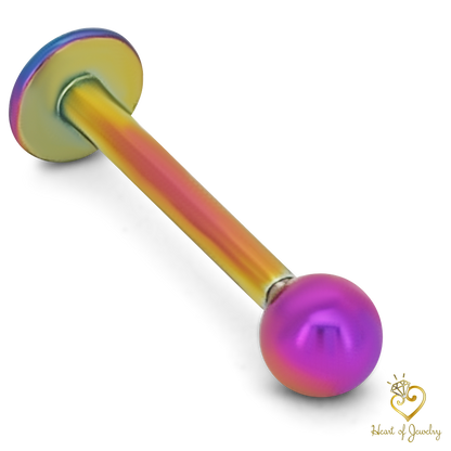316L Surgical Steel Plain 3mm Screw Ball Labret-Monroe